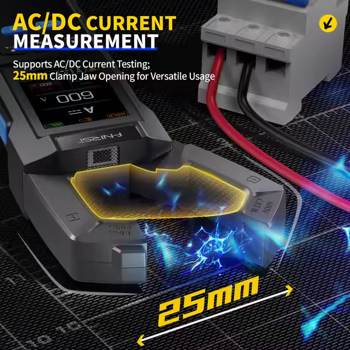 FNIRSI DMC-100 10000 Count DC1000V AC750V DC/AC 600A Latest Digital Multimeter Clamp - 图片 4