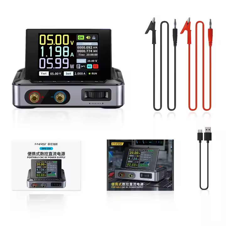 FNIRSI DPS-150 High Power 150W High Performance Adjustable CNC DC Regulated Power Supply Portable 30V5A Power Supply - 图片 7