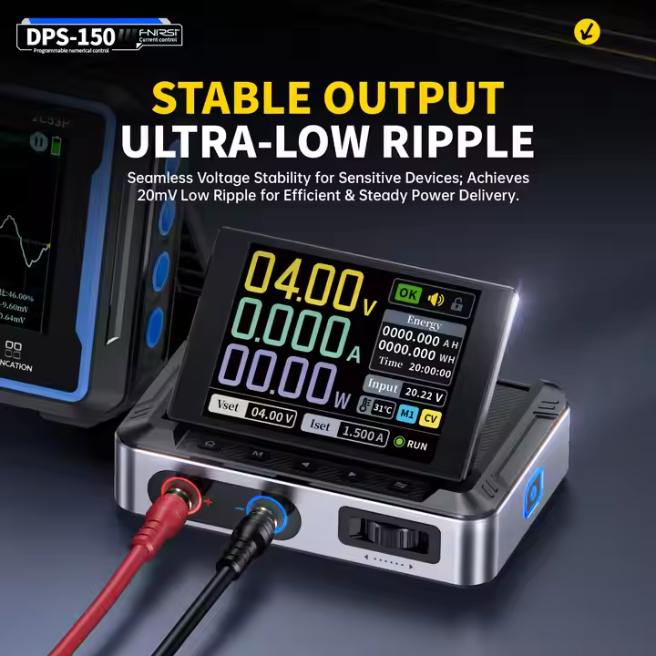 FNIRSI DPS-150 High Power 150W High Performance Adjustable CNC DC Regulated Power Supply Portable 30V5A Power Supply - 图片 5