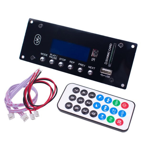 Bluetooth 4.0 MP3 Decoder Board FM Radio Module Support USB SD AUX With Remote Control