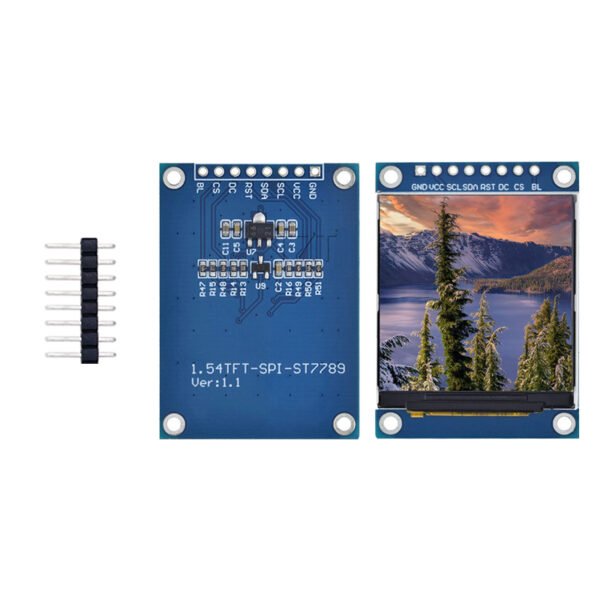 1.54 Inch TFT LCD Display Module ST7789 Driver SPI Interface 240×240 Resolution Screen