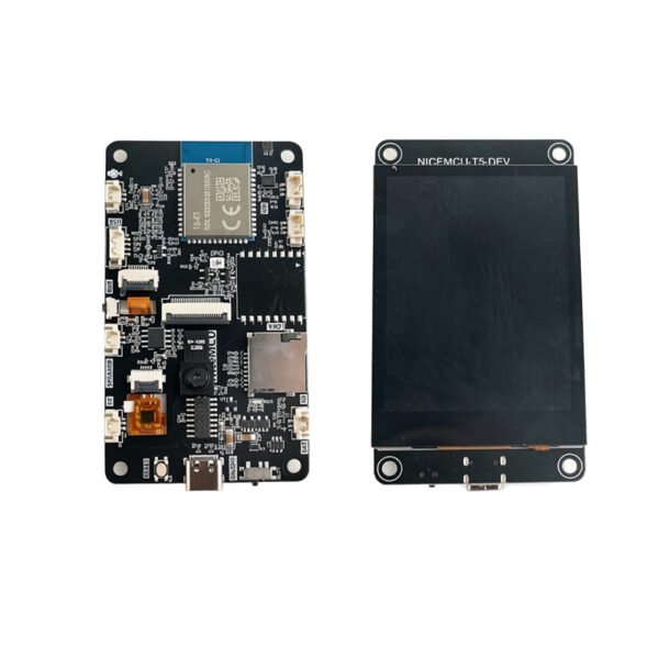 NICEMCU-T5 ESP32 Development Board With 2.8 Inch TFT Touch Screen Camera Slot TF Card WiFi BLE Tuya IoT HMI Display Module