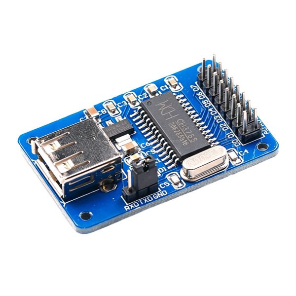 CH376S CH375B USB Read Write Module UART Serial USB Host Slave Controller Board USB Flash Disk TF Card Reader Module