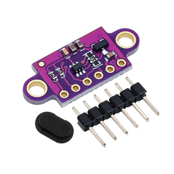 VL53L0X V2 Laser Ranging Sensor Module Time-of-Flight Distance Measurement IIC Communication 3-5V With Optical Cover Glass For Arduino Robot Obstacle Avoidance