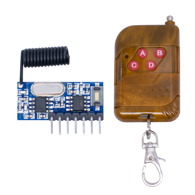 433MHz wireless remote control switch with remote control transmitting and receiving remote control motor with antenna - Image 3