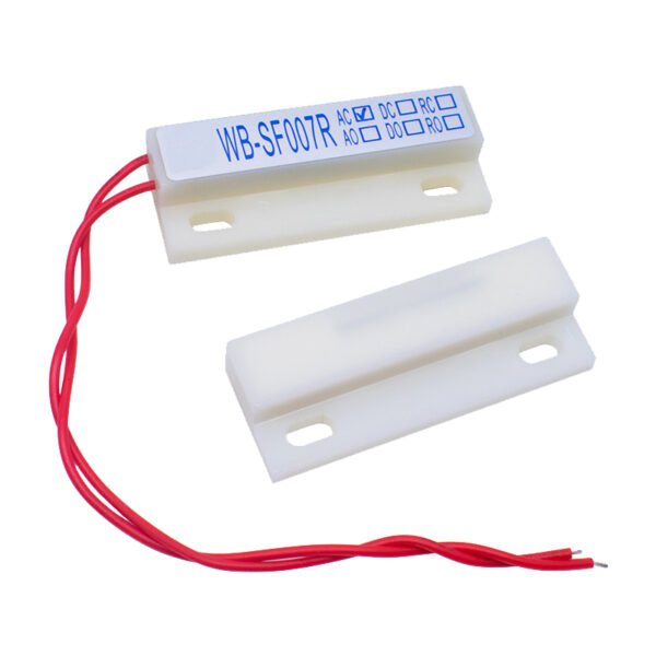 WB‑SF007R AC 110‑220V Magnetic Contact Switch Door Window Sensor Normally Open Closed Magnetic Reed Switch