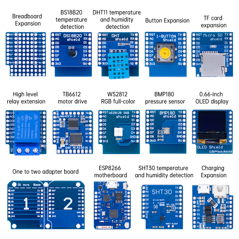 15PCS KIT D1 mini Pro WiFi development board KIT NodeMcu Lua, based on ESP8266 D1 mini Pro V1.1.0 - Image 5