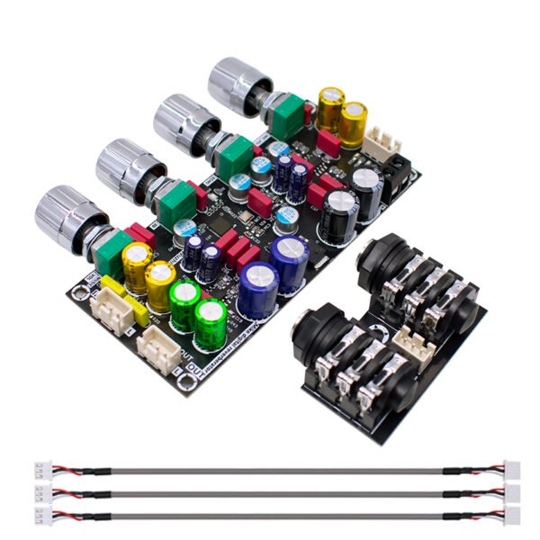 DC 8-26V Fever Karaoke Reverb Board Microphone Karaoke Singing Front Effector Board DSP Mixing Anti Howling AMP