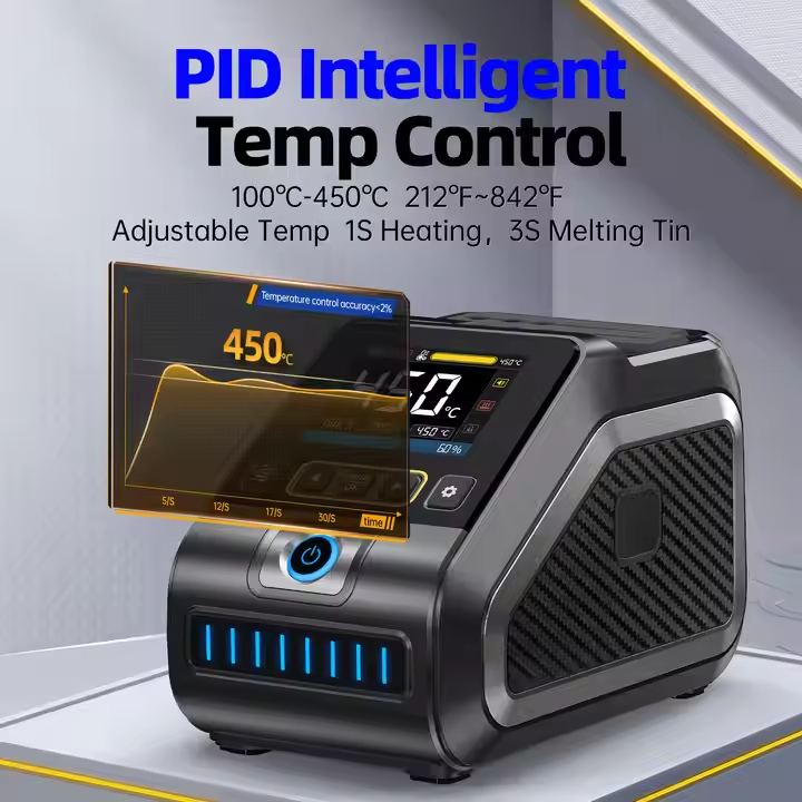 FNIRSI DWS-200 Digital Knife Tip Full Set 9 Tips 200W PID Temperature Control Smart Soldering Station - Image 3