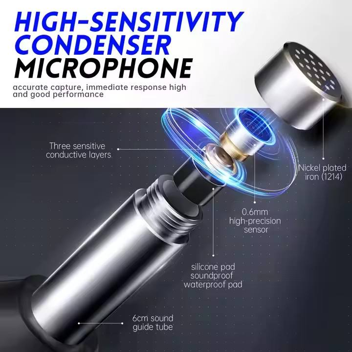 FNIRSI FDM01 Digital Handheld DB Meter 30~130dB 0.5dB Resolution A-Weighting Noise Measuring Instrument Audio Sound Level Meter - 图片 2