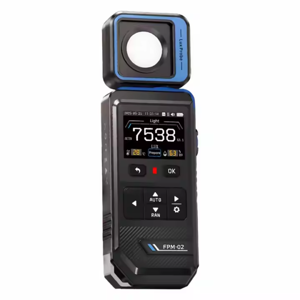 FNIRSI FPM-02 Digital LED Lux Meter High Precision OEM Customizable Plastic Black for Instrument Luminometer Photometer