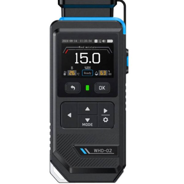 FNIRSI WHD-02 Pin-Type Color Screen Meter for Wood, Temperature & Humidity Meter Firmware Upgrade and 7 Measurement Modes